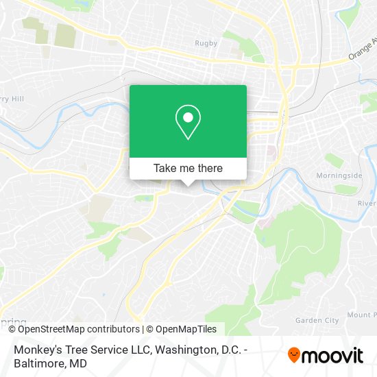 Mapa de Monkey's Tree Service LLC
