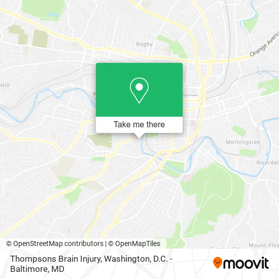 Thompsons Brain Injury map