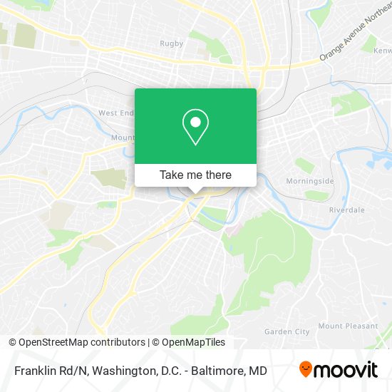 Franklin Rd/N map