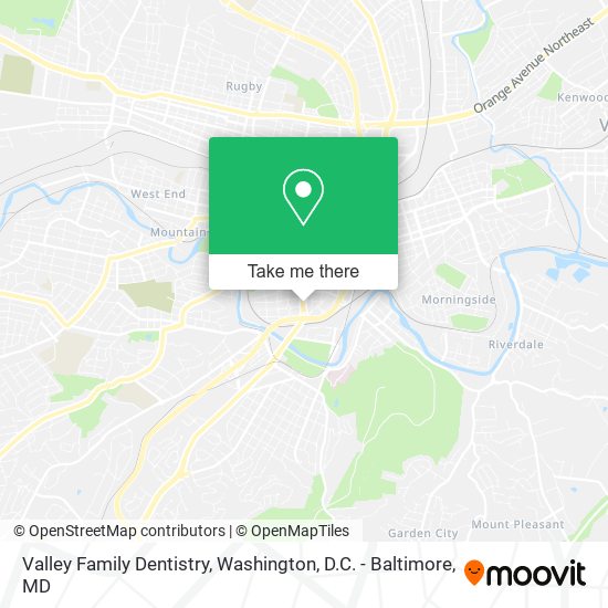 Valley Family Dentistry map