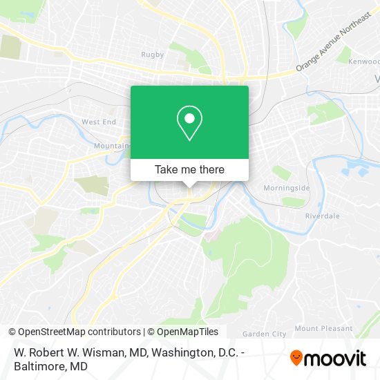 W. Robert W. Wisman, MD map