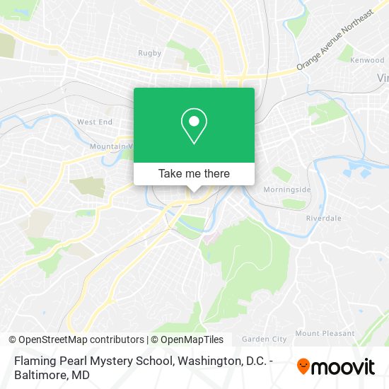 Flaming Pearl Mystery School map