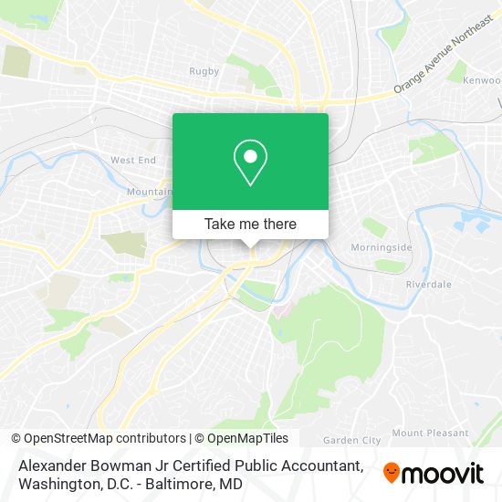 Mapa de Alexander Bowman Jr Certified Public Accountant