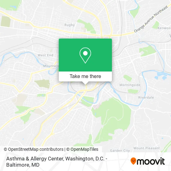 Asthma & Allergy Center map