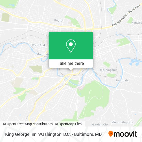 King George Inn map