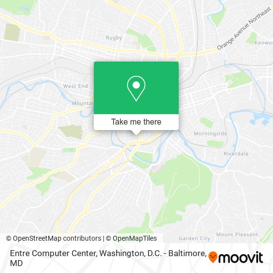 Entre Computer Center map
