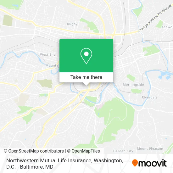Northwestern Mutual Life Insurance map