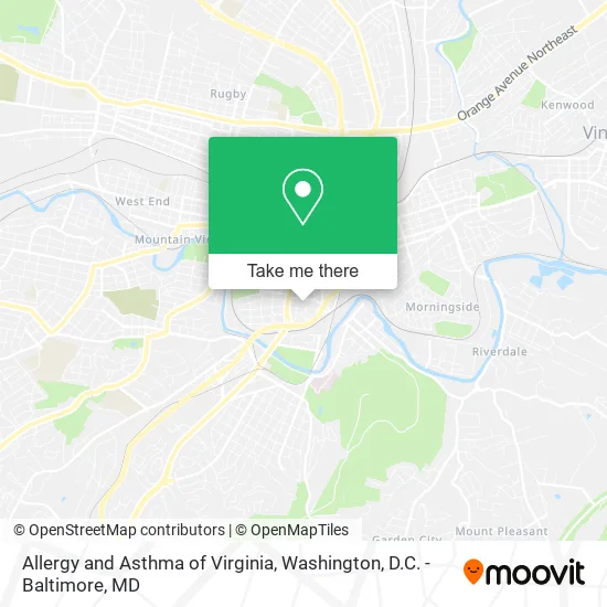 Mapa de Allergy and Asthma of Virginia