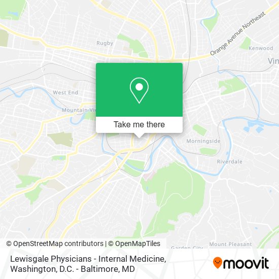 Lewisgale Physicians - Internal Medicine map