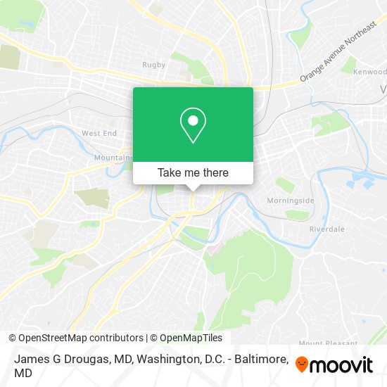James G Drougas, MD map