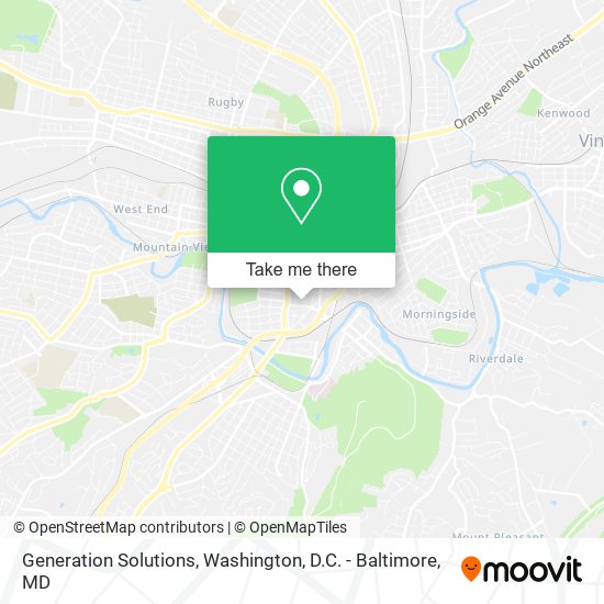 Mapa de Generation Solutions