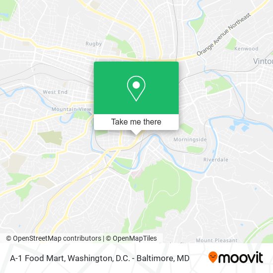 A-1 Food Mart map