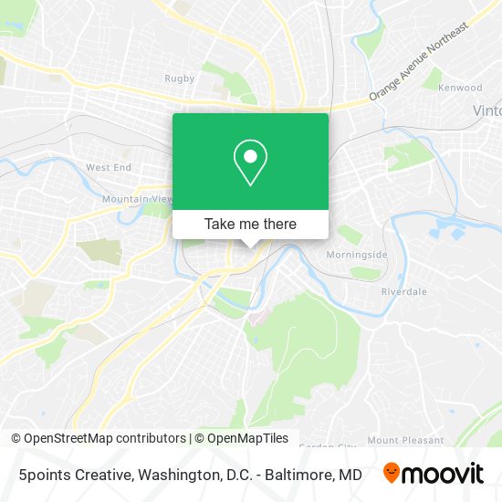 Mapa de 5points Creative
