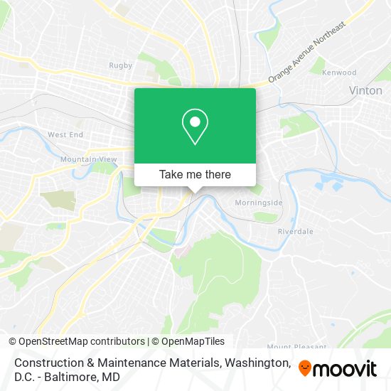 Construction & Maintenance Materials map