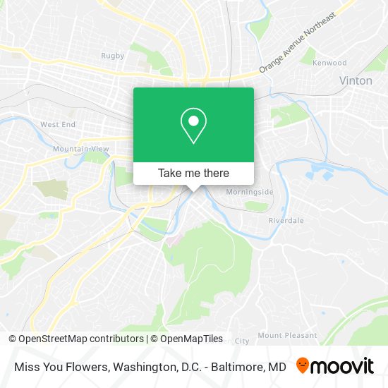Miss You Flowers map