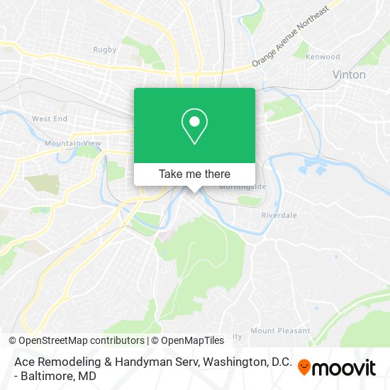 Ace Remodeling & Handyman Serv map