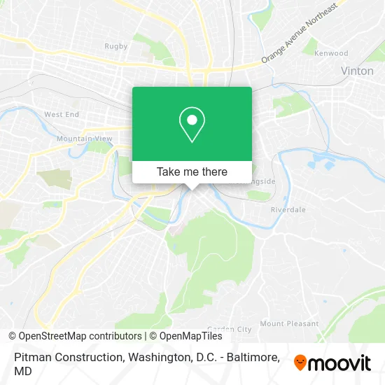 Pitman Construction map