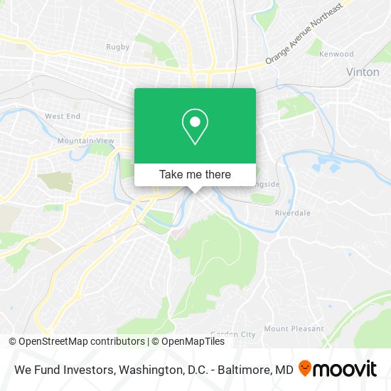 We Fund Investors map