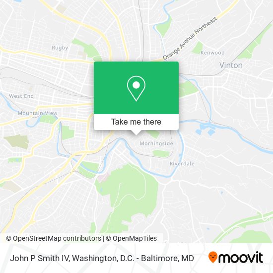 John P Smith IV map