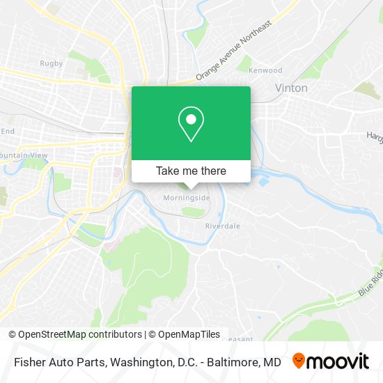 Mapa de Fisher Auto Parts