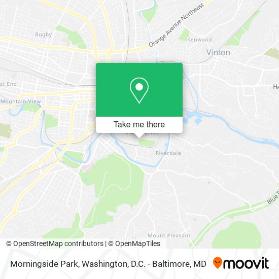 Morningside Park map