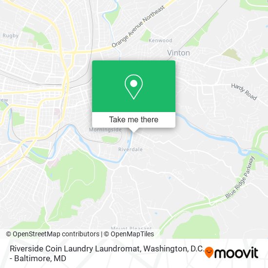 Riverside Coin Laundry Laundromat map
