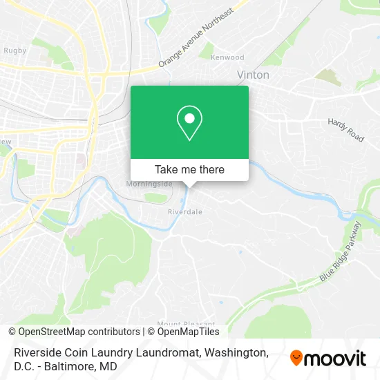 Riverside Coin Laundry Laundromat map