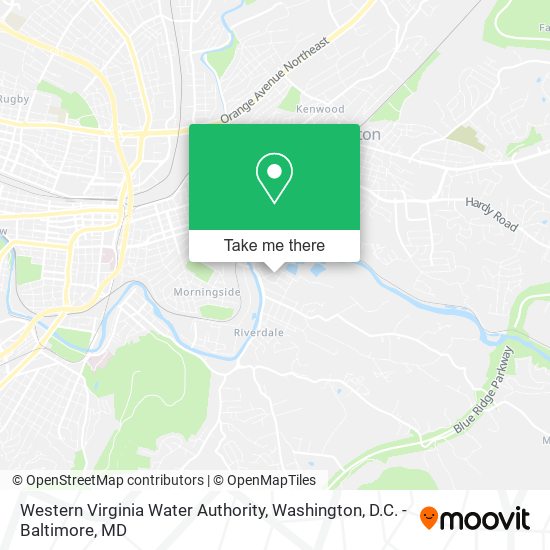 Western Virginia Water Authority map