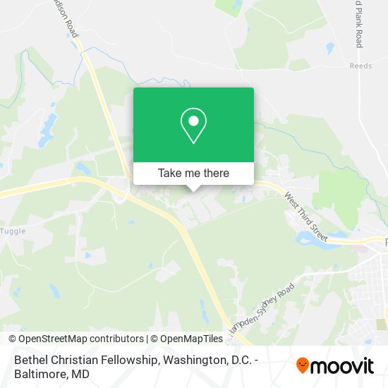 Bethel Christian Fellowship map