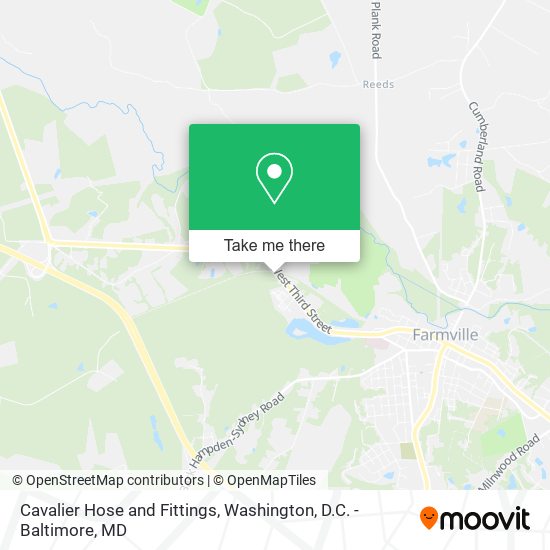 Cavalier Hose and Fittings map