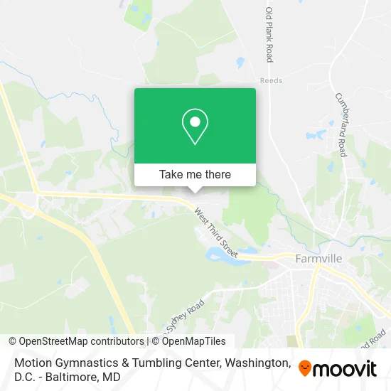 Motion Gymnastics & Tumbling Center map