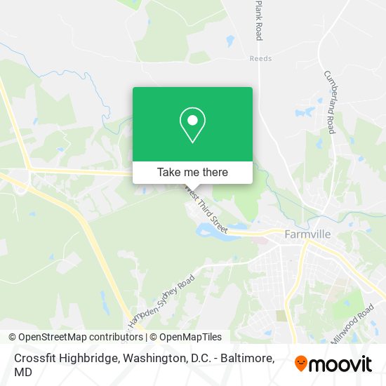 Crossfit Highbridge map