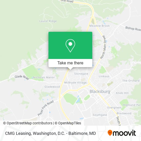 Mapa de CMG Leasing