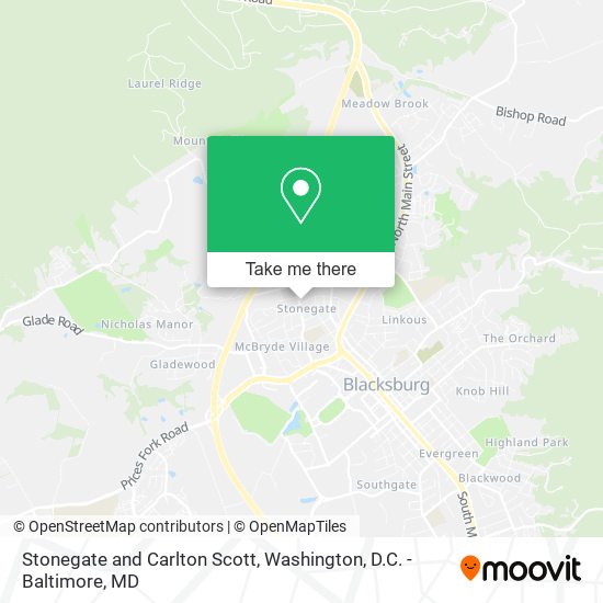 Mapa de Stonegate and Carlton Scott