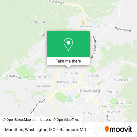 Mapa de Marathon