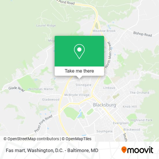 Fas mart map