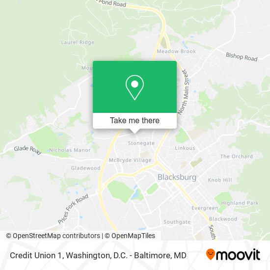 Mapa de Credit Union 1