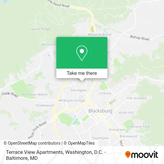Terrace View Apartments map