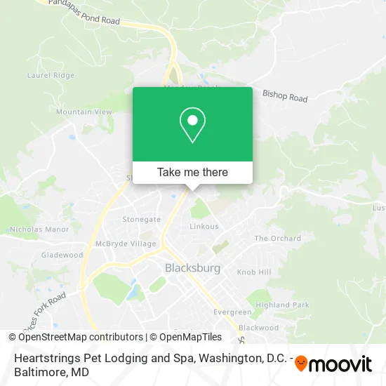 Heartstrings Pet Lodging and Spa map