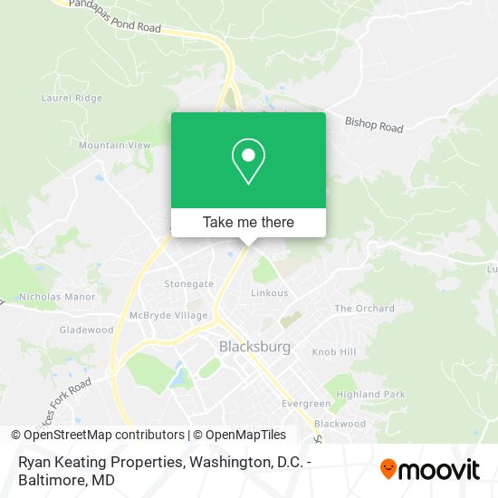 Ryan Keating Properties map