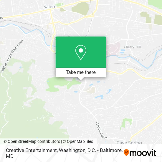 Creative Entertainment map