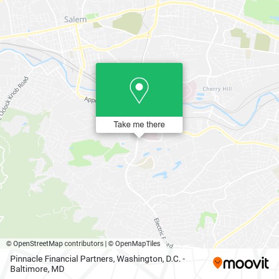 Pinnacle Financial Partners map