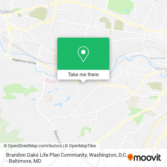 Brandon Oaks Life Plan Community map