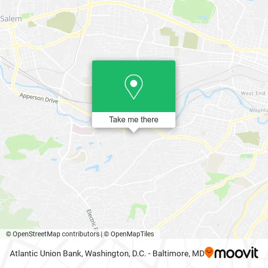 Atlantic Union Bank map