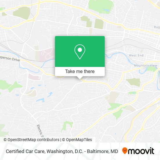 Mapa de Certified Car Care