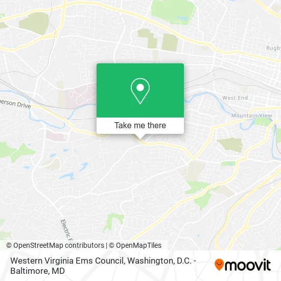 Western Virginia Ems Council map