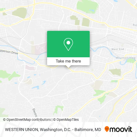 WESTERN UNION map