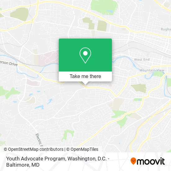 Mapa de Youth Advocate Program