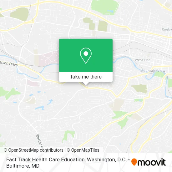 Fast Track Health Care Education map