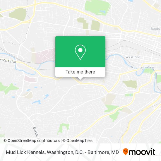 Mapa de Mud Lick Kennels